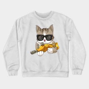 Cat Attack Crewneck Sweatshirt